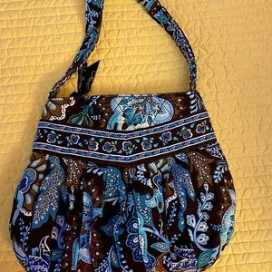 Vera Bradley Java Blue small handbag - good as lunchbox